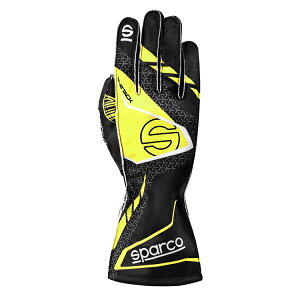 SPARCO �X�p���R K-ATTACK GLOVE �C�G���[×�u���b�N ���[�V���O�O���[�u ���[�V���O�J�[�g�E���s��p (BKG0004B0K08) MY2025