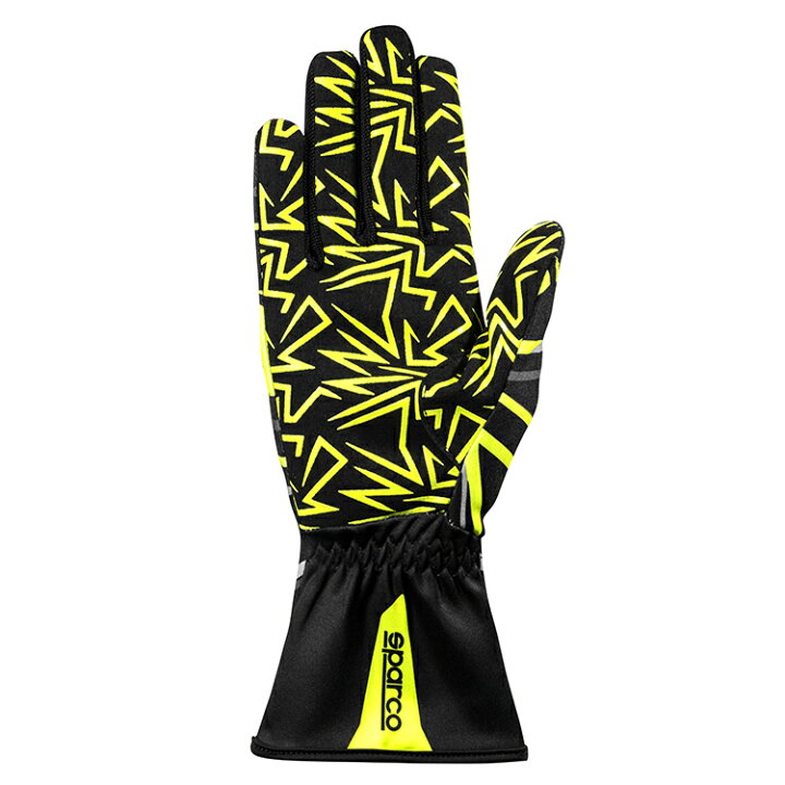 楽天市場】SPARCO スパルコ K-ROOKIE GLOVE ブラック×イエロー 