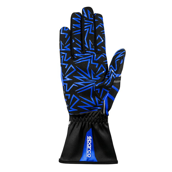 楽天市場】SPARCO スパルコ K-ROOKIE GLOVE ブラック×ブルー 