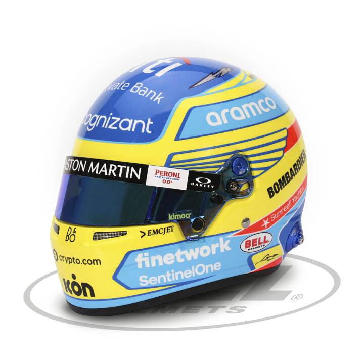 楽天市場】BELL F1 1/2サイズ ヘルメット フェルナンド アロンソ 