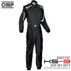 OMP KS-3 SUIT ADULT ブラック レーシングスーツ CIK-FIA LEVEL-2公認 レーシングカート・走行会用 (KK01727071)
