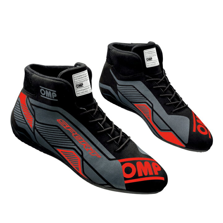 楽天市場】OMP SPORT SHOES MY2022 ブラック×レッド(073) レーシング 