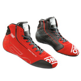 OMP TECNICA SHOES レッド×ブラック(073) レーシングシューズ FIA公認8856-2018 (IC0-0836-A01-073) MY2025