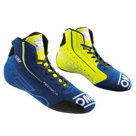 OMP TECNICA SHOES ロイヤルブルー×イエロー(044) レーシングシューズ FIA公認8856-2018 (IC0-0836-A01-044) MY2025