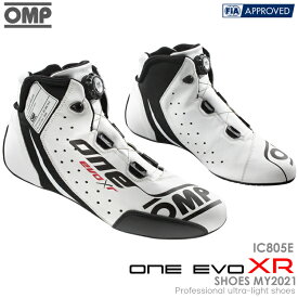 OMP ONE EVO XR SHOES MY2021 ホワイト(020) レーシングシューズ FIA公認8856-2018 WHITE (IC805E020)