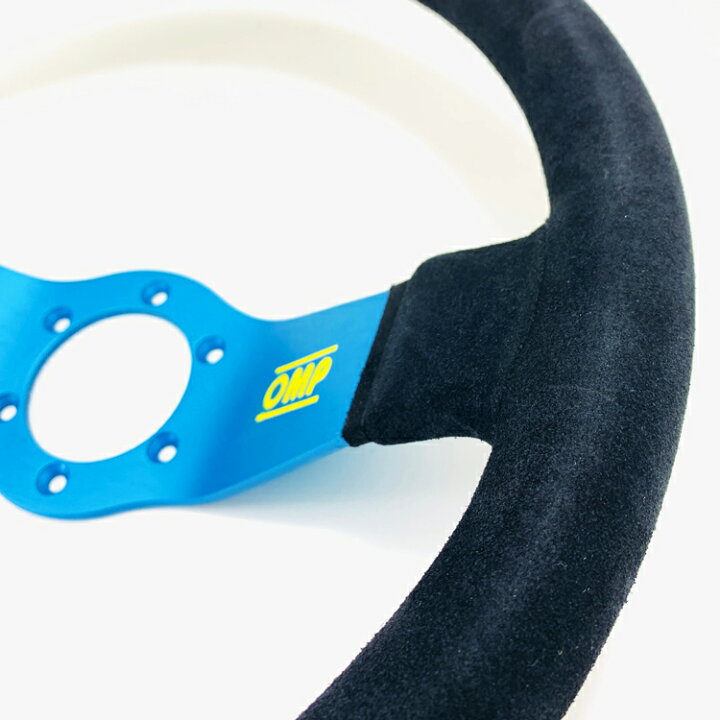 楽天市場】OMP ステアリング OD1951-240 RALLY 350mm ブルースポーク  