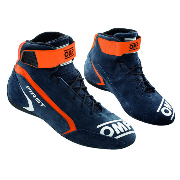 楽天市場】OMP FIRST SHOES ネイビー×オレンジ(249) レーシング 