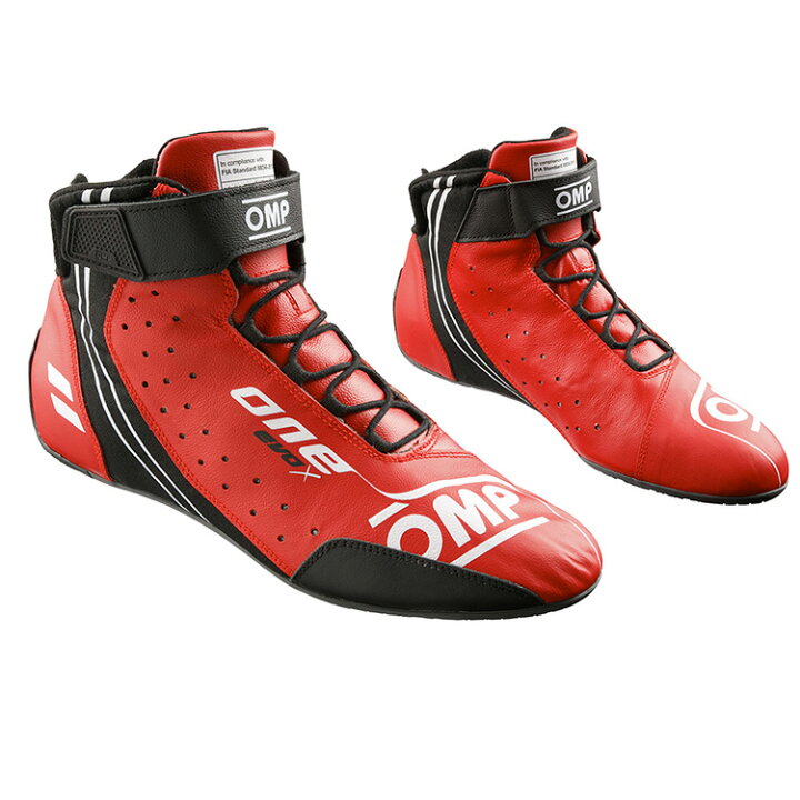 楽天市場】OMP ONE EVO X SHOES レッド MY2024 レーシングシューズ FIA 