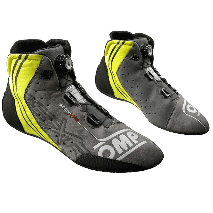 楽天市場】OMP KS-XR SHOES アンスラサイト×イエロー レーシング 