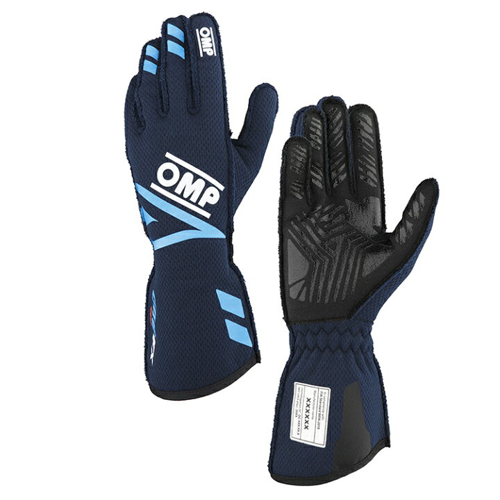 楽天市場】OMP ONE EVO-FX GLOVE ネイビーブルー MY2024 レーシング 