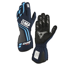 OMP ONE EVO-X GLOVE ネイビーブルー(244) レーシンググローブ FIA公認8856-2018 (IB0-0775-A01-244) MY2024