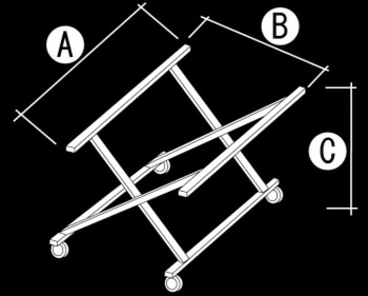 楽天市場】レーシングカート用 スタンド 710 カートスタンド(H700mm  