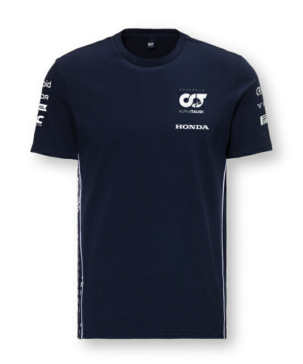アウトレットセール スクーデリア アルファタウリ チーム Tシャツ ネイビー 2023 SAT23026 モノコレ
