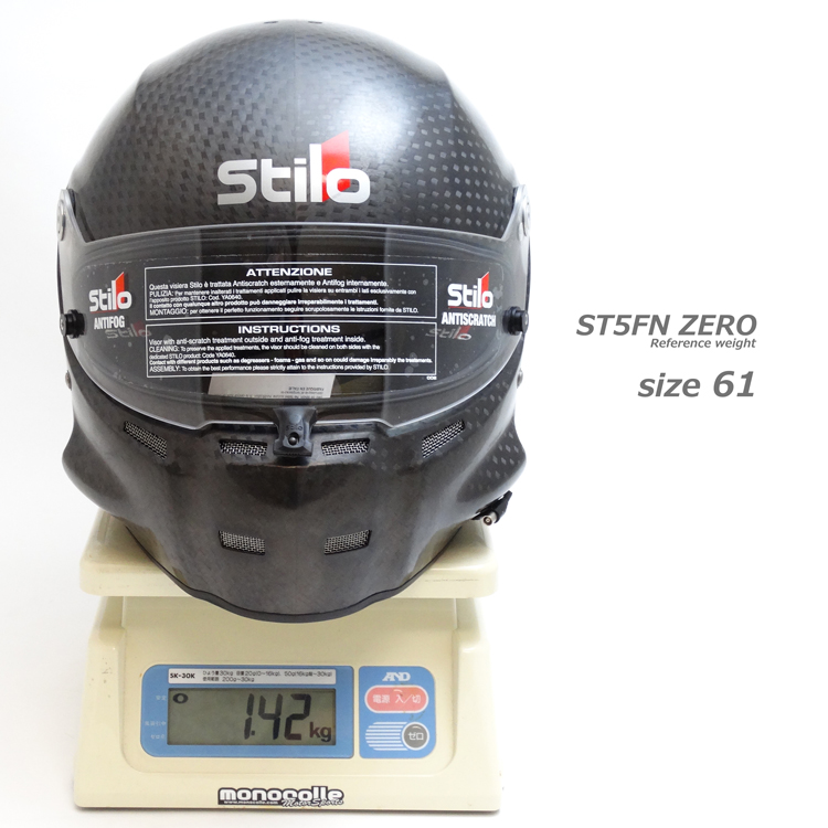 STILO ST5F ZERO 8860 HELMET（スティーロ ST5F ゼロヘルメット）FIA8860-2018 SNELL SA2015  4輪レース用（サイドダクトありモデル）AA0700CG3R | モノコレ