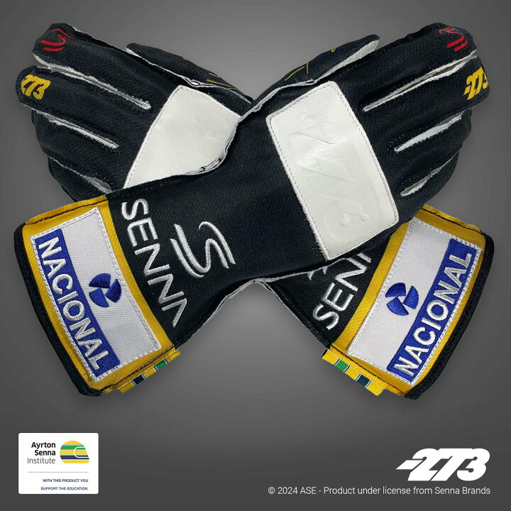 楽天市場】-273 レーシンググローブ AYRTON SENNA ブラック BLACK 