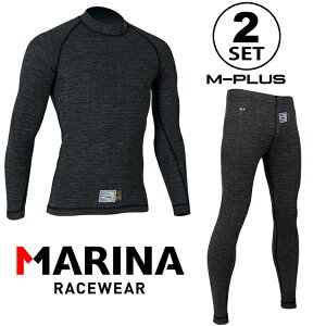monocolle MARINA M-PLUS �C���i�[�E�F�A 2�_�Z�b�g �A���X���T�C�g�O���[ (�g�b�v�E�p���c) FIA8856-2018���F���f��