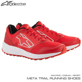 アルパインスターズ META TRAIL RUNNING SHOES レッド×ホワイト(32) ウォーキング・カジュアル・スポーツシューズ (2654820-32) MY2020