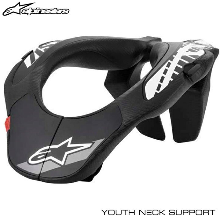 楽天市場】アルパインスターズ YOUTH NECK SUPPORT ブラック キッズ 