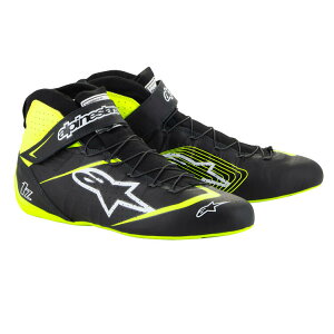 アルパインスターズ レーシングシューズ TECH1 Z V3 ブラック×イエロー(155) FIA8856-2018公認モデル (2715024-155) MY2024