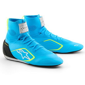 2026 NEW MODEL アルパインスターズ SUPERTECH-K SHOES FIA ブルー×ホワイト×イエロー(7287) レーシングシューズ FIA8877-2022公認モデル レーシングカート・走行会用 (2710526-7287) MY2026