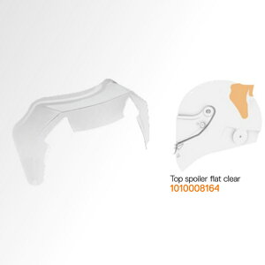 SCHUBERTH �V���[�x���g �w�����b�g �I�v�V�����p�[�c Top Spoiler Flat clear�i�g�b�v ���A �X�|�C���[ �t���b�g �N���A�[�j SF3ABP / SF4 / SP1 / SK1�p (1010008164)