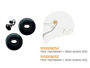 SCHUBERTH �V���[�x���g Visor mechanism with black screws �o�C�U�[�l�W�Z�b�g �u���b�N SP1�ESF3�ESF4�p (1010008054)