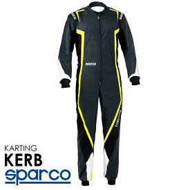 SPARCO スパルコ レーシングスーツ KARB KART グレイ×イエロー レーシングカート・走行会用モデル CIK-FIA Level2/N/2013-1公認 (002341GNBG_)