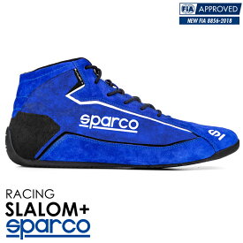 SPARCO スパルコ レーシングシューズ SLALOM+ (スラローム・プラス) ブルー FIA8856-2018公認 (001274_BRFX)