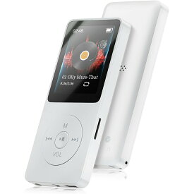 【32gSDメモリカード付属】【音楽特化機種】 MP3プレーヤー Bluetooth5.2 有線 無線 音楽プレイヤー 32GB付属 128GBまで拡張可能 6種イコライザー設定 HIFI音質 内蔵スピーカー 音量調節 小型 軽量