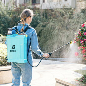 噴霧器 手動 除草剤 (背負い式 16L) ランドセルタイプ ポータブル噴霧器 除草剤 散布器 蓄圧式 ノズル ポータブル 農薬 散水 殺菌 庭木 消毒 除草 ガーデニング 農園 畑 殺虫 液体肥料