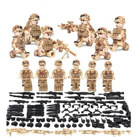 MOC LEGO レゴ ブロック 互換 ARMY ロシア軍特殊部隊 砂漠戦 カスタム ミニフィグ 6体セット 大量武器 装備 兵器付き