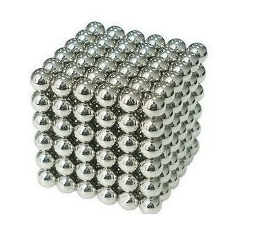 磁石 マグネットボール 脳開発知恵玩具 216個セット シルバー 3mm 立体パズル