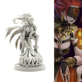 38mm 1/35 KINGDOM DEATH キングダム・デス White Speaker ホワイト・スピーカー 女性戦士 未塗装 レジン製 組み立て キット フィギュア プラモデル 人形 ガレージキット