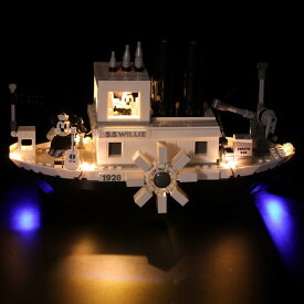MOC LEGO レゴ ブロック 21317 アイデア 互換 蒸気船ウィリー LED ライト キット 【LEGO本体は含みません】