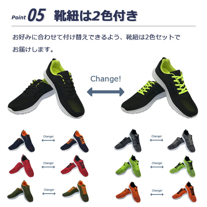 楽天市場】【サイズ交換無料】 スニーカー メンズ メッシュ シューズ  
