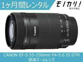 【カメラレンタル】カメラレンズ レンタル CANON EF-S 55-250mm F4-5.6 IS STM 望遠ズームレンズ 1ヶ月 格安レンタル キヤノン