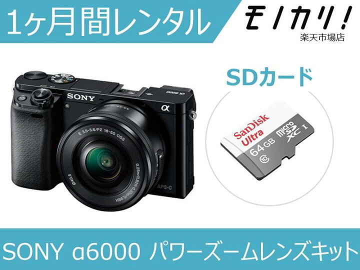 楽天市場】【カメラレンタル】ミラーレス一眼カメラレンタル SONY 