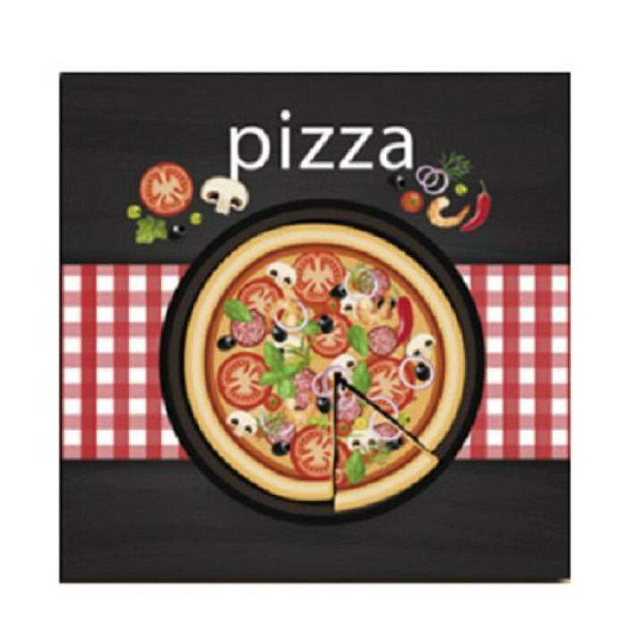 楽天市場 インテリアボード 看板 ピザ Pizza イラスト B 輸入インテリア雑貨モノッコ