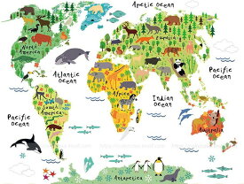 楽天市場 動物 世界地図の通販