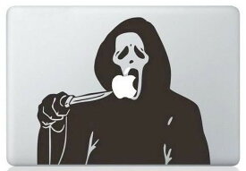 MacBook ステッカー シール Ghost (15インチ)
