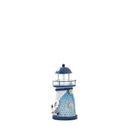 置物 インテリアライト 灯台 マリン風 ヨットや貝殻 (小サイズ)