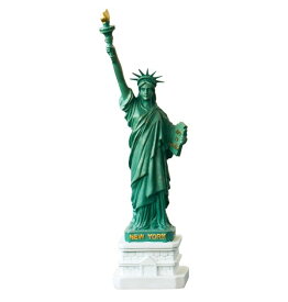 置物 自由の女神 アメリカ NEW YORK 土台付き (グリーン)