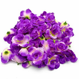 楽天市場 カラー 花 造花 紫の通販
