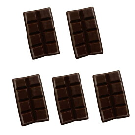 食品サンプル 板チョコレート 5枚セット (ビター)