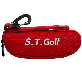 ゴルフボールケース S.T.Golf ゴルフ ボールポーチ ボールケース リニューアル 軽量 ボール3個 ティー3本収納 プレゼント 景品 オススメ