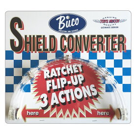 【当店に在庫有】BUCO (ブコ) シールドの開閉を可能にする シールドコンバーター SHIELD CONVERTER シールドの開閉を可能にするアダプター。クリアー