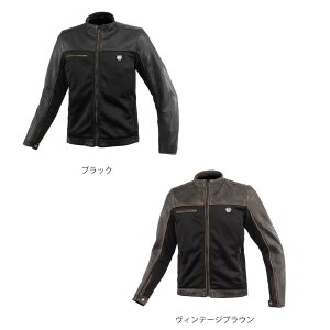 【送料無料】 コミネ (KOMINE) ★ WM~4XL 07-166 ハーフレザーメッシュジャケット レディースサイズ設定あり JK-166