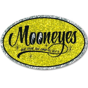 [ACY Ki戵X DM-168 XebJ[ MOONEYES OVAL STICKER MOONEYES DM-168