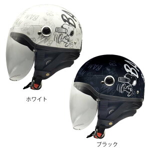 AXS (A[NX) SNOOPY DESIGN HALF HELMETS Xk[s[fUCwbg 125ccȉMINI BIKEp n[twbg V[ht n[toCU[^Cv SG/PSCKi TCYF57`59cm EC[J