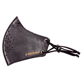 【当店在庫有★送料込価格★デグナーWEB正規代理店】 デグナー CP-22 ★ レザーマスク / LEATHER MASK ブラック フリー バイク オートバイ DEGNER CP-22
